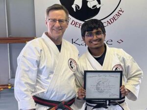 Goju Ryu Karate Jr. 3rd Degree Black Belt Aiden Jacob.