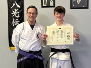 Hakko Denshin Ryu Jujutsu 1st Degree Black Belt James DuPont.