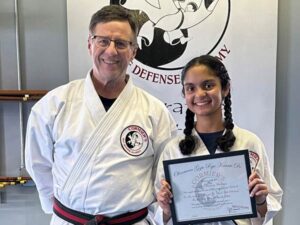 Goju Ryu Karate Jr. 1st Degree Black Belt Maanya Shettigar