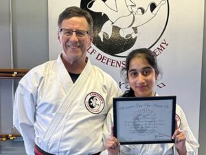 Goju Ryu Karate Jr. 1st Degree Black Belt Sreenidhi Rajesh