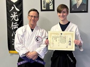 Hakko Denshin Ryu Jujutsu 2nd Degree Black Belt Will Chamberlain